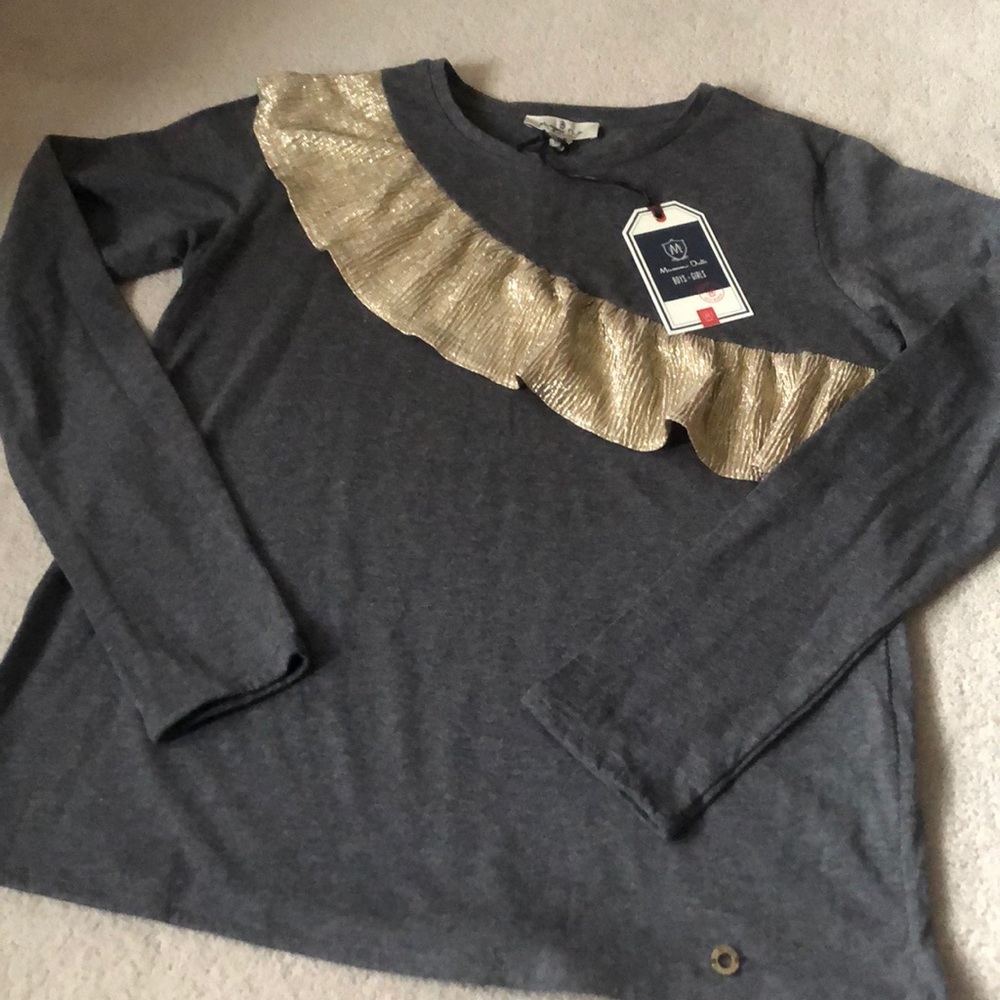 Massimo Dutti ruffle top!